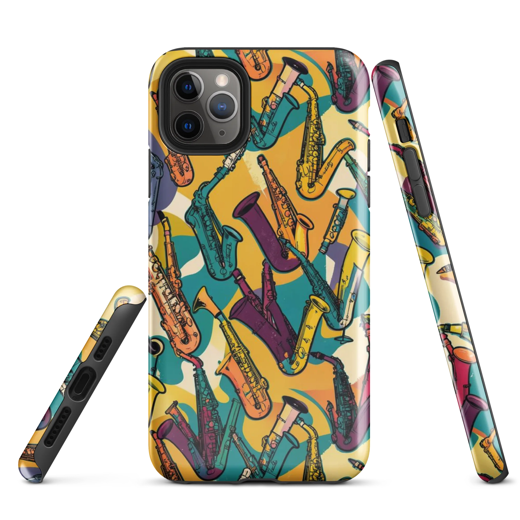 Saxophone Parade on Tough Case for iPhone® — Front