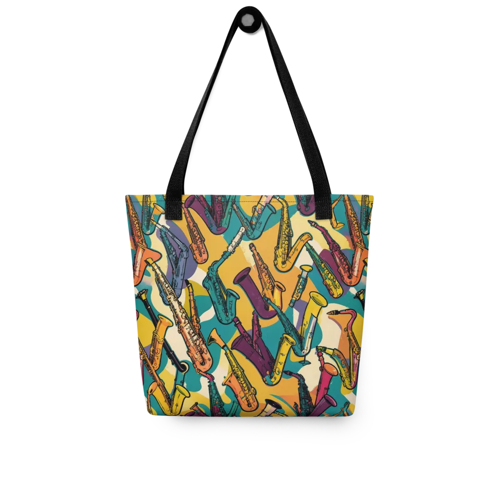 Saxophone Parade on Tote Bag — Front