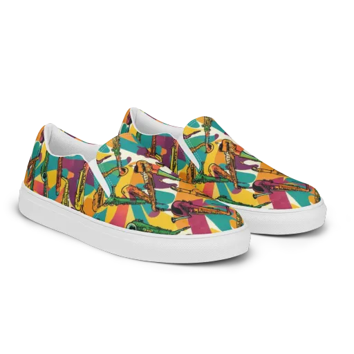Brass Electric on a Men's Slip-On Canvas Shoes