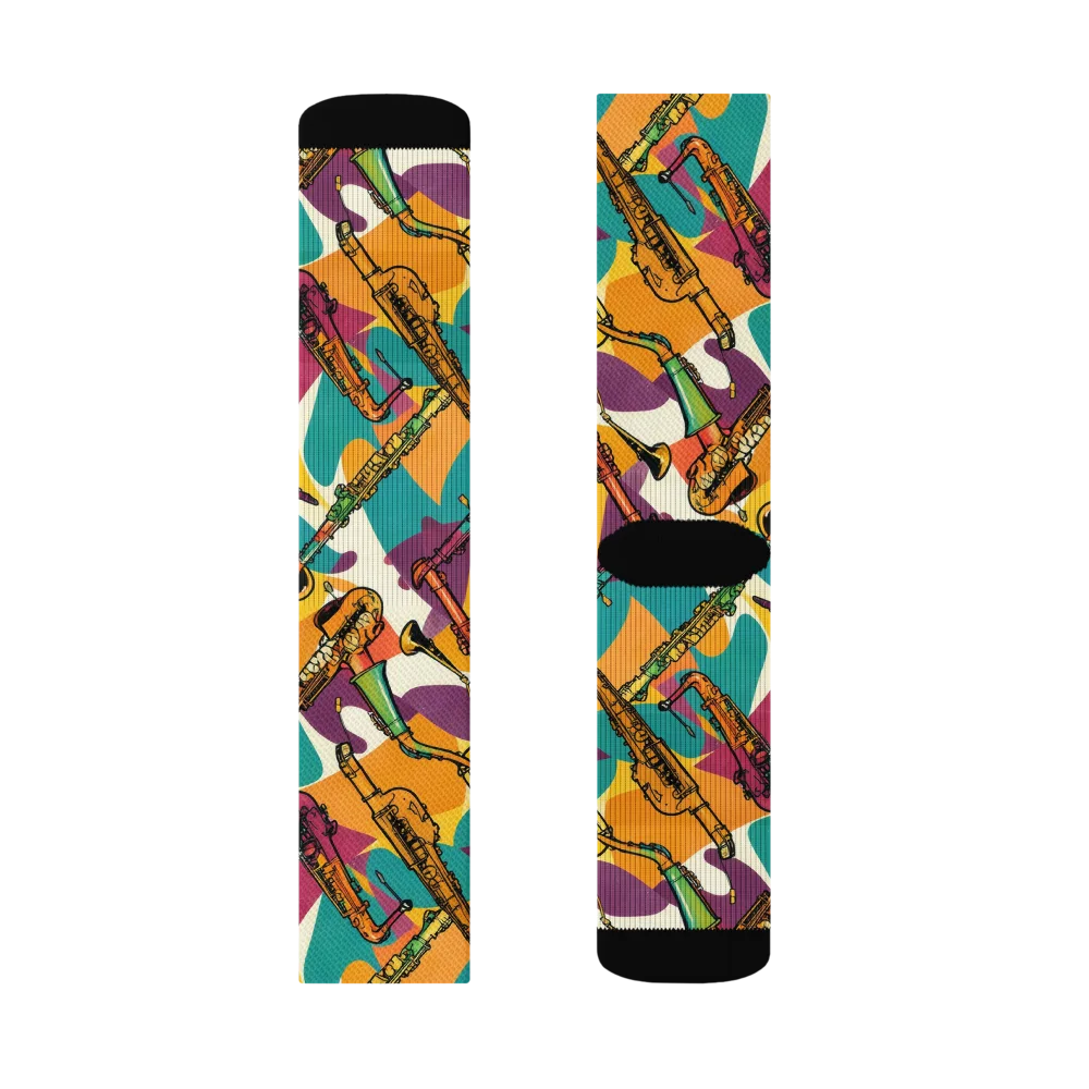 Brass Electric on Socks — Right Sock