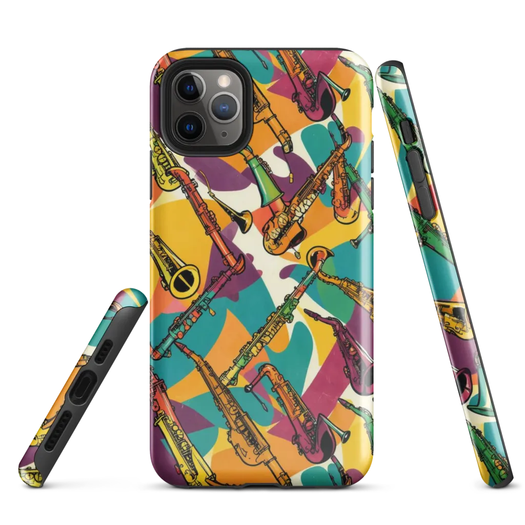 Brass Electric on Tough Case for iPhone® — Front