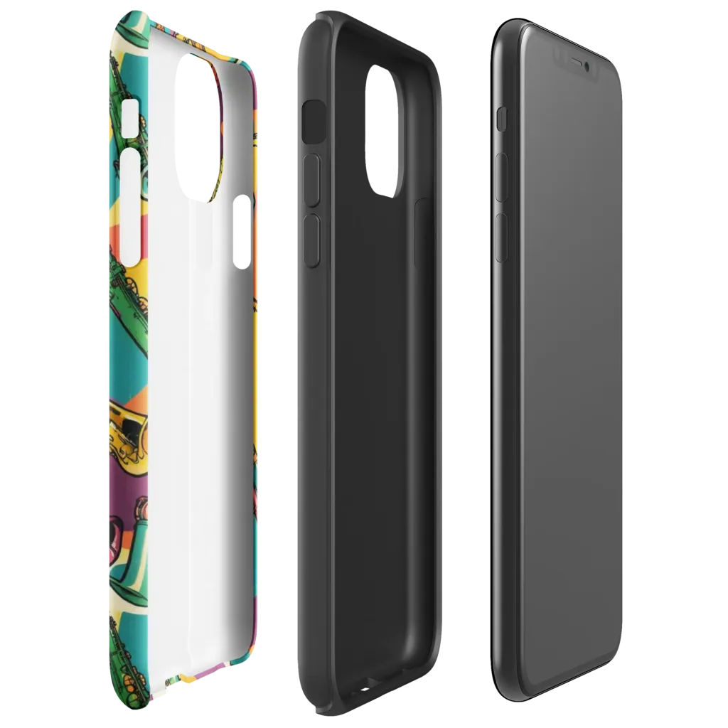 Brass Electric on Tough Case for iPhone® — Right