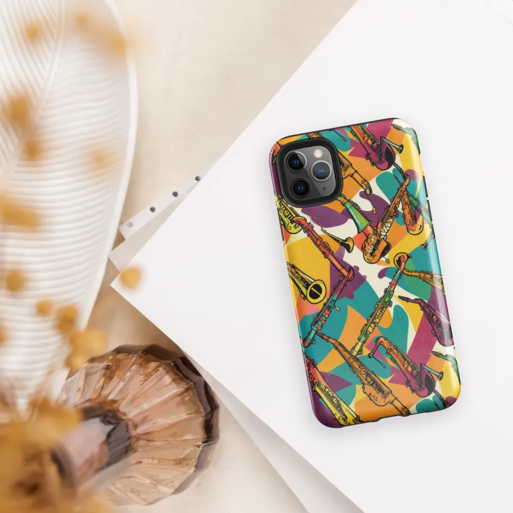 Brass Electric on Tough Case for iPhone® — Front