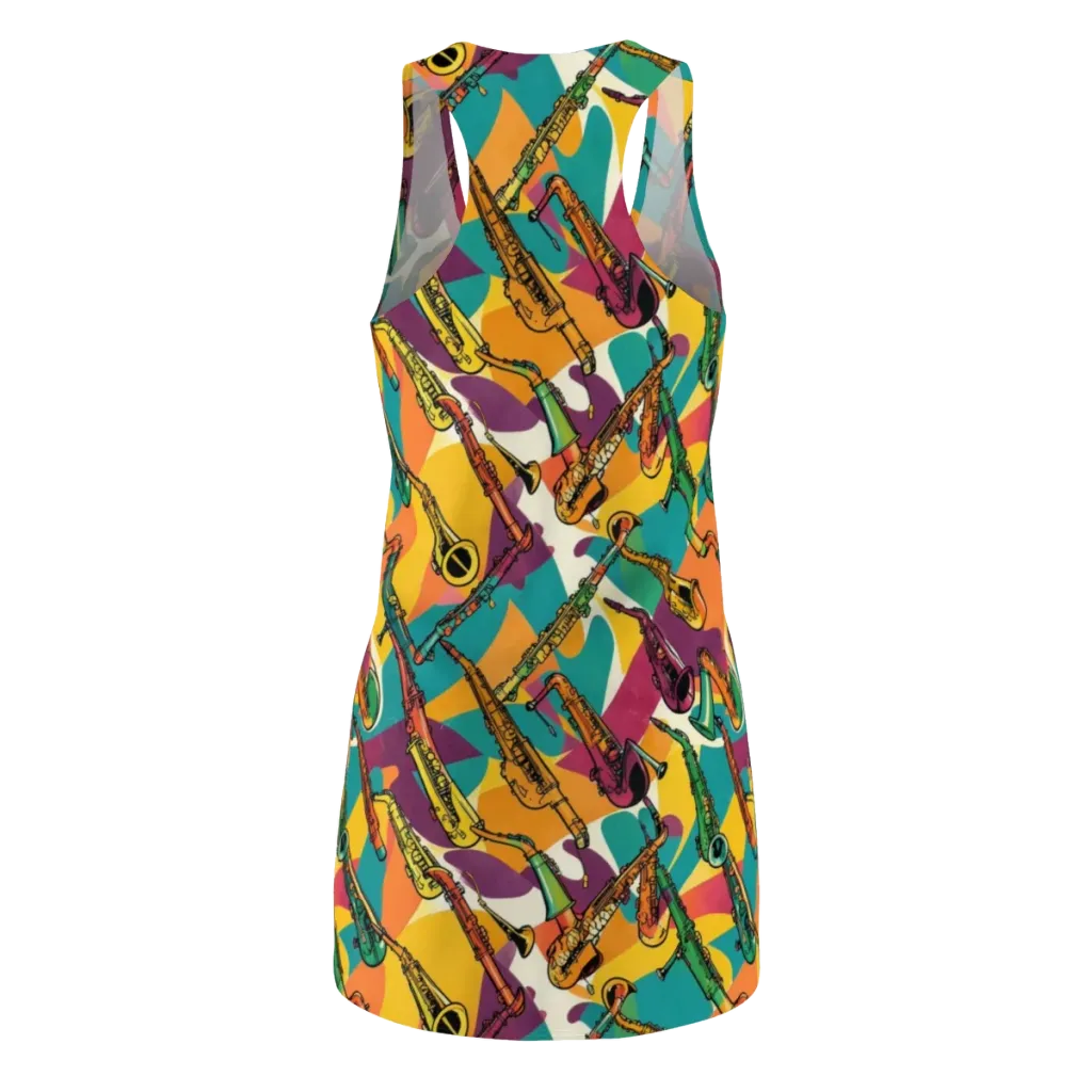 Brass Electric on Racerback Dress — Back