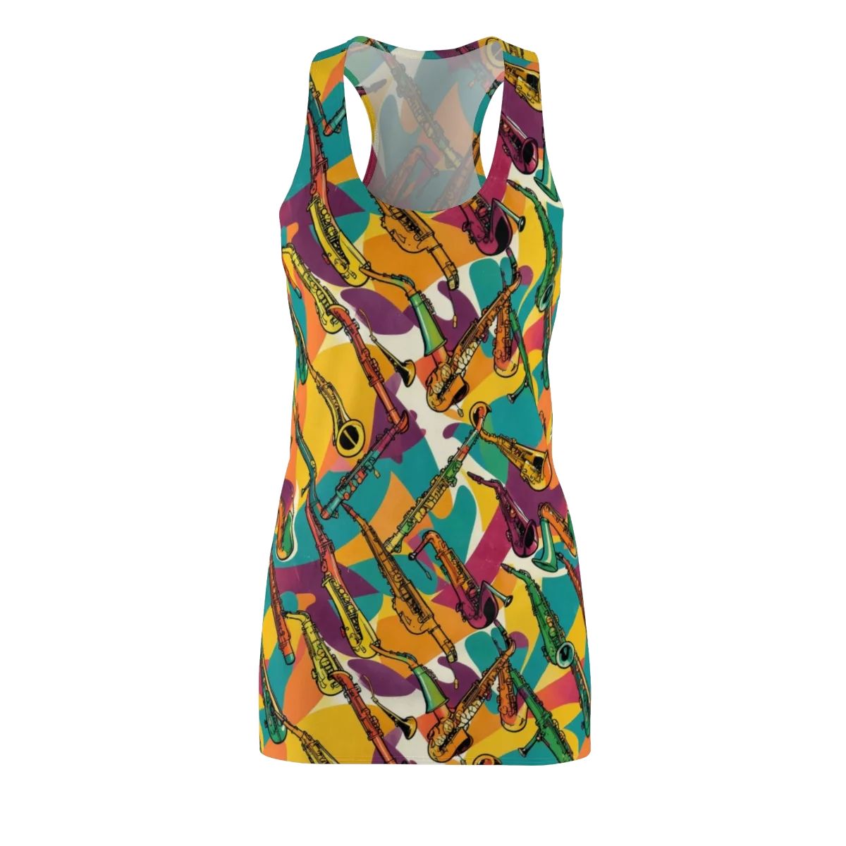 Brass Electric on Racerback Dress — Front