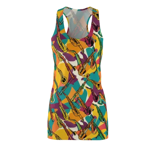 Brass Electric on a Racerback Dress