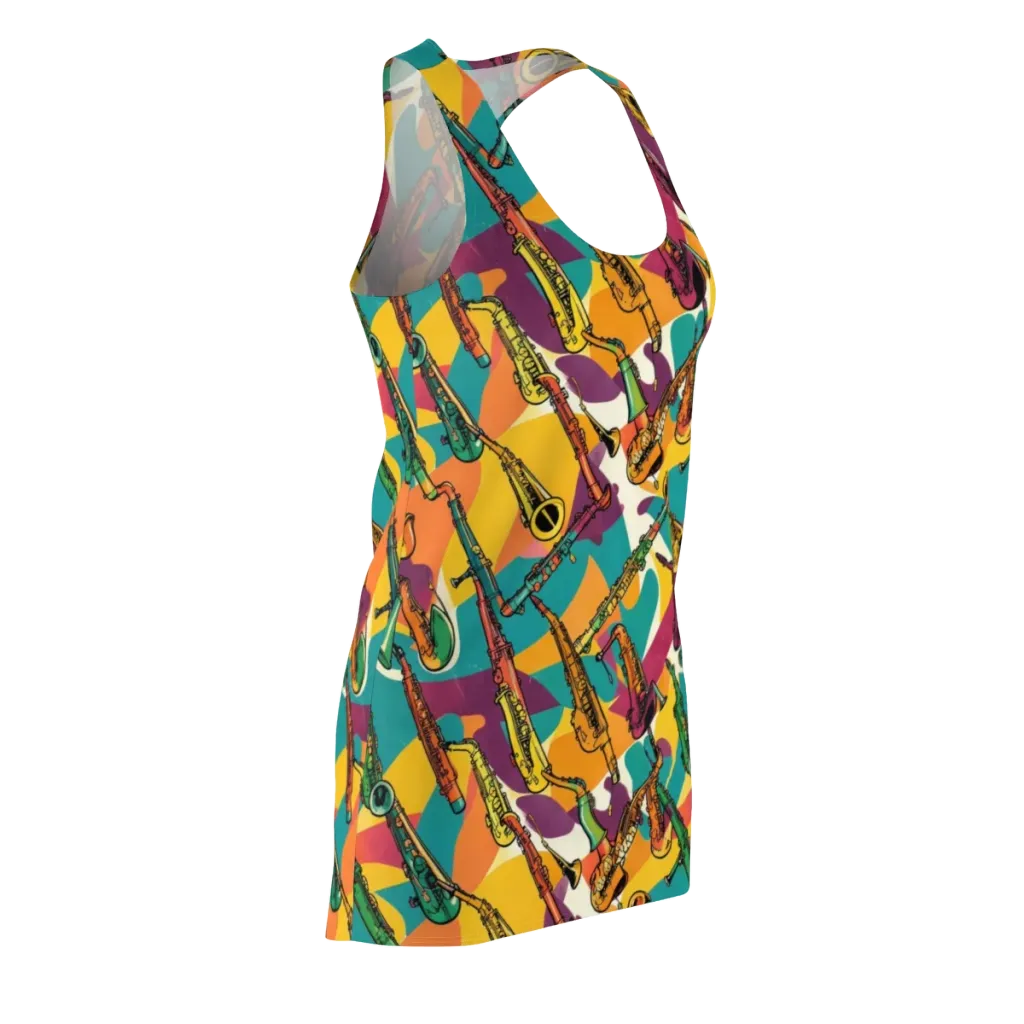 Brass Electric on Racerback Dress — Front Side