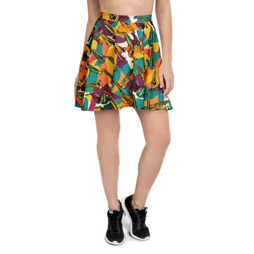 Brass Electric on a Skater Skirt