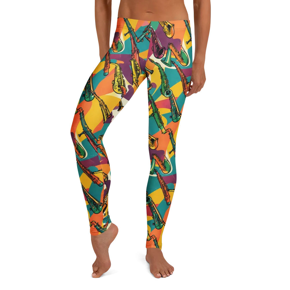 Brass Electric on Leggings — Front