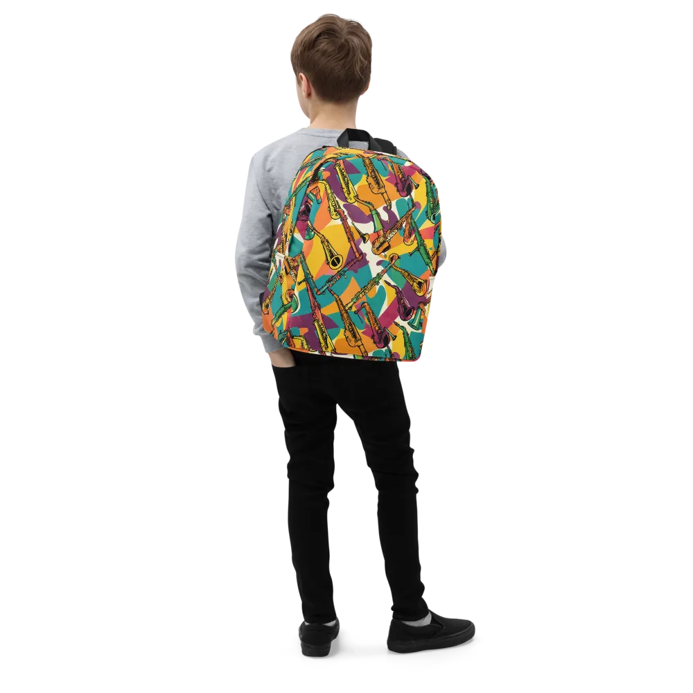 Brass Electric on Minimalist Backpack — Right Front