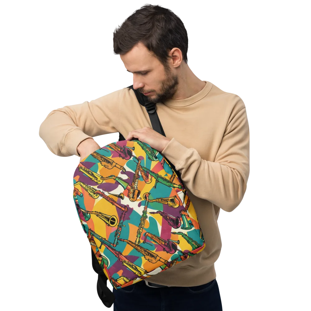 Brass Electric on Minimalist Backpack — Front