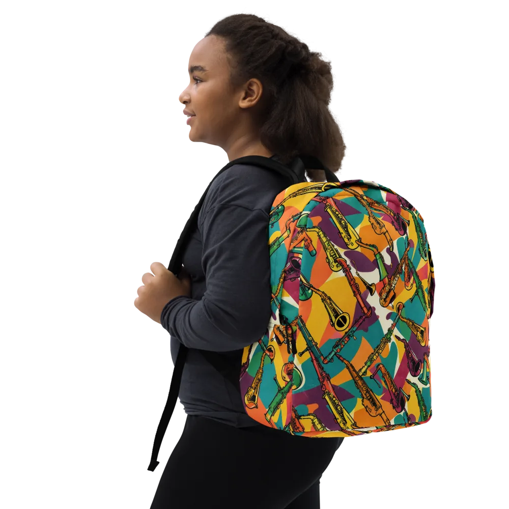 Brass Electric on Minimalist Backpack — Right Front