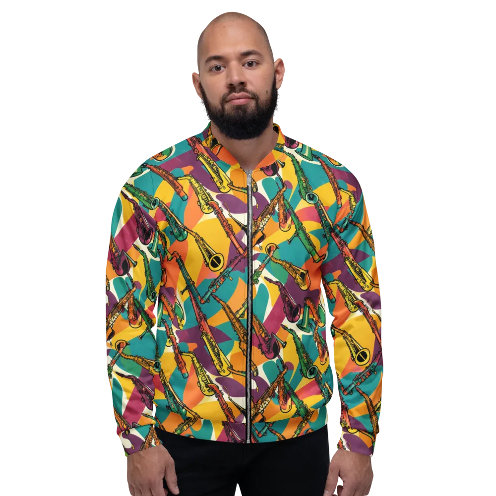 Brass Electric on Bomber Jacket — Front