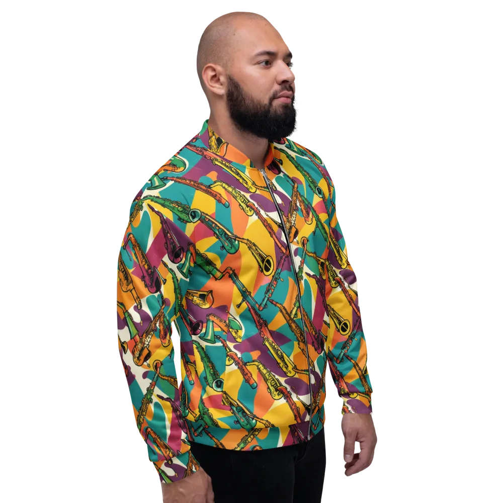 Brass Electric on Bomber Jacket — Right