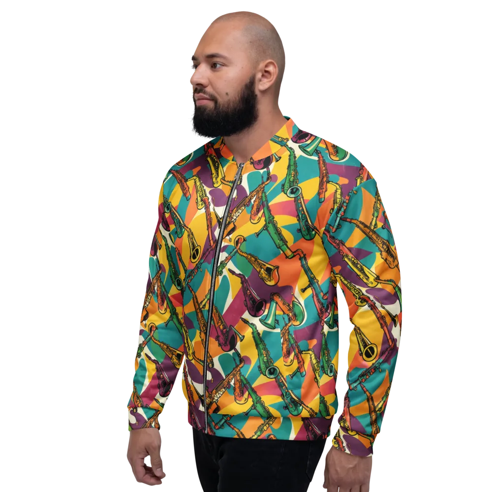Brass Electric on Bomber Jacket — Left