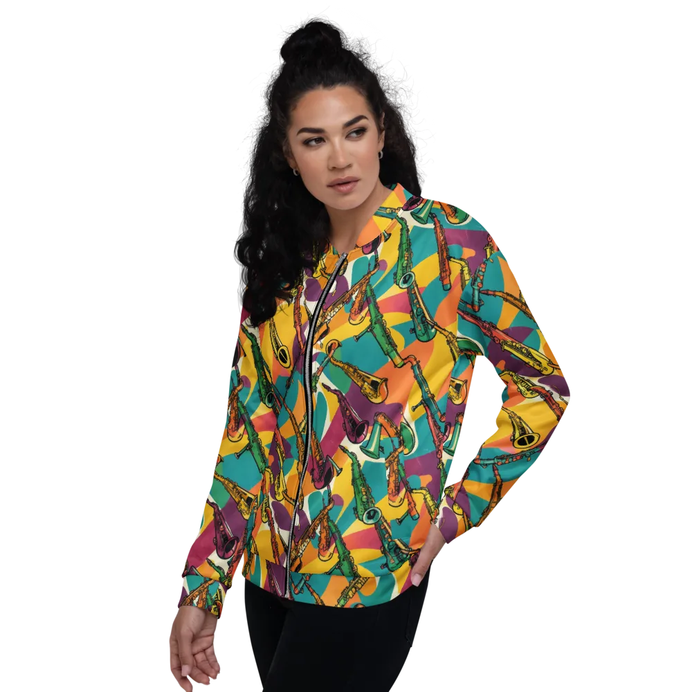 Brass Electric on Bomber Jacket — Left