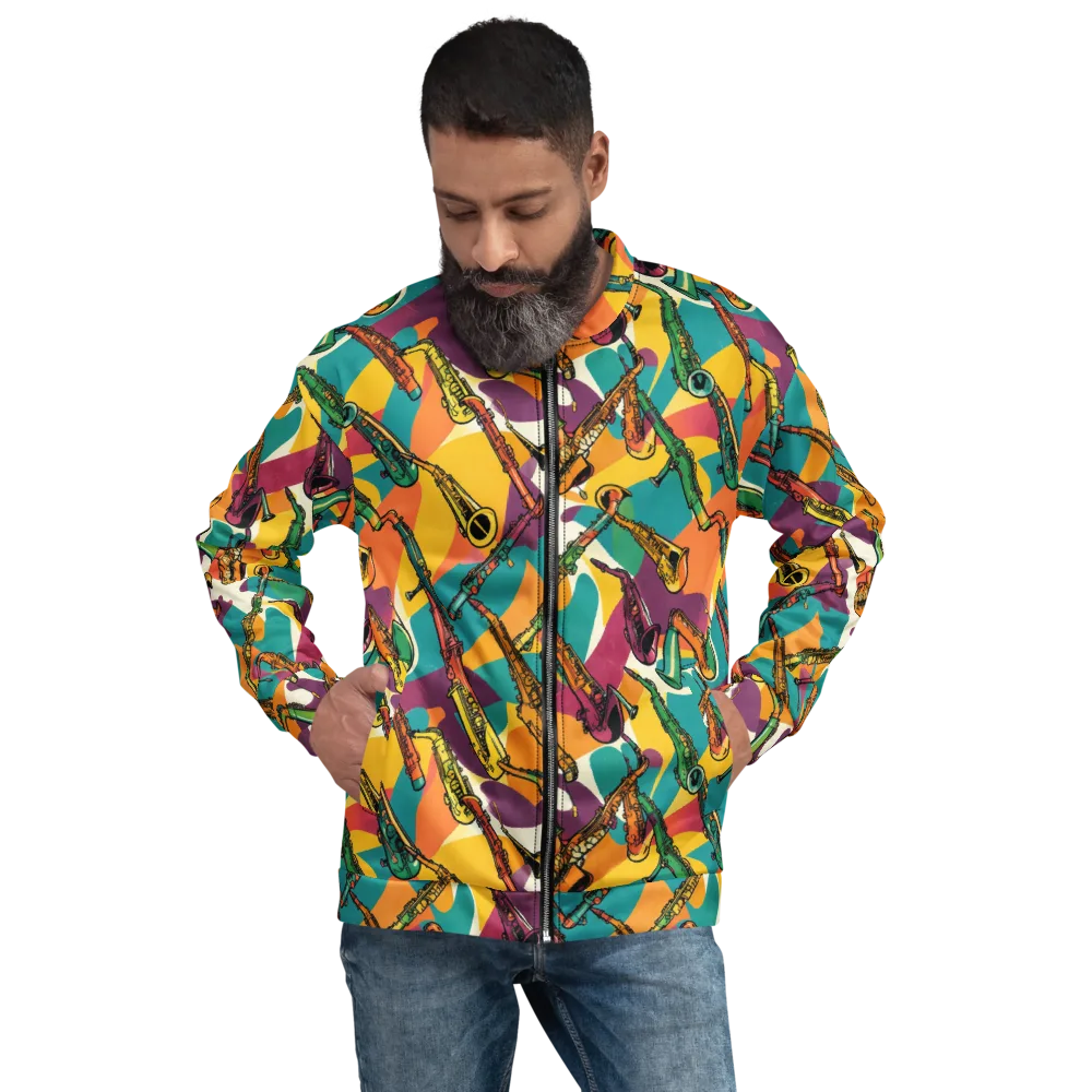 Brass Electric on Bomber Jacket — Front