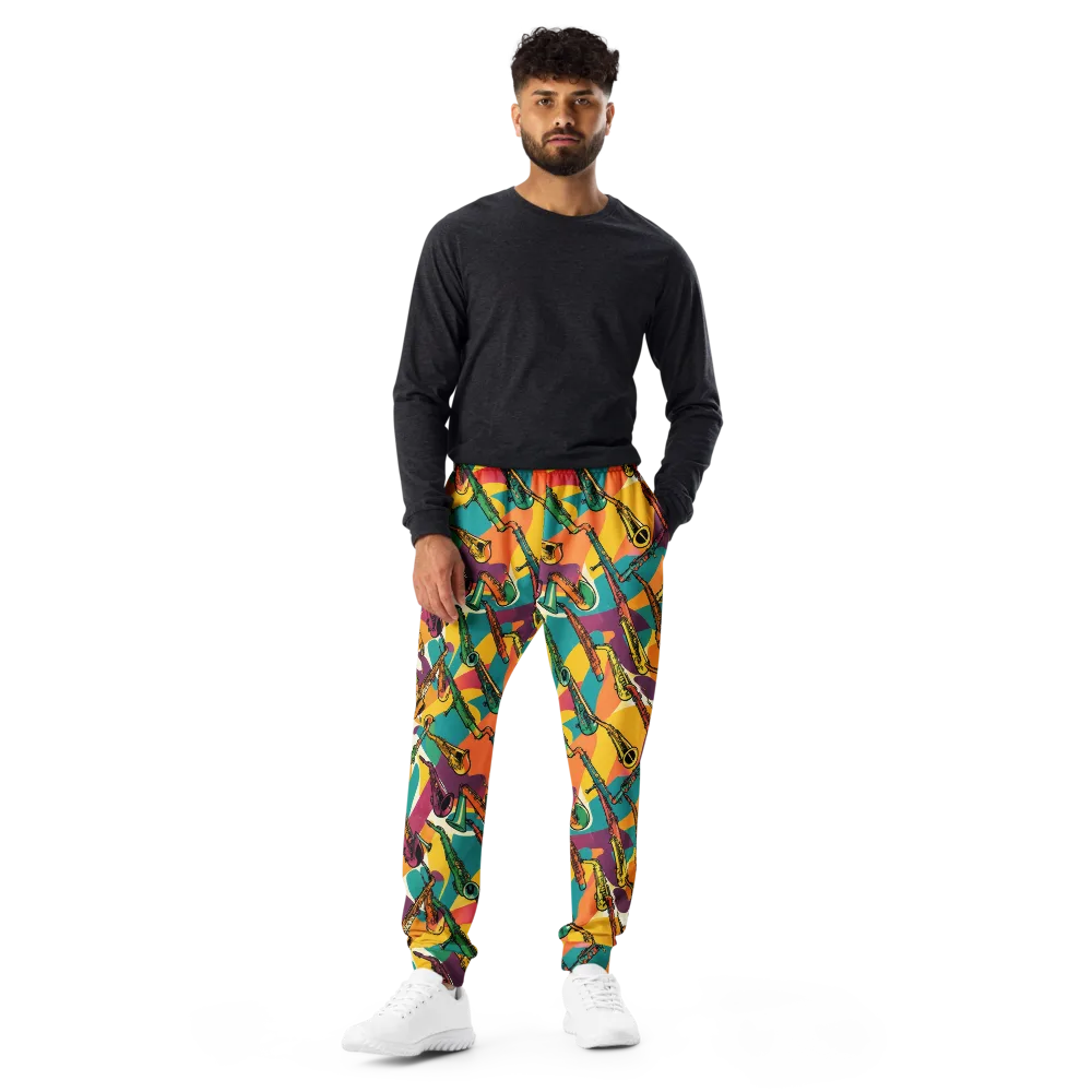 Brass Electric on Men's Joggers — Front