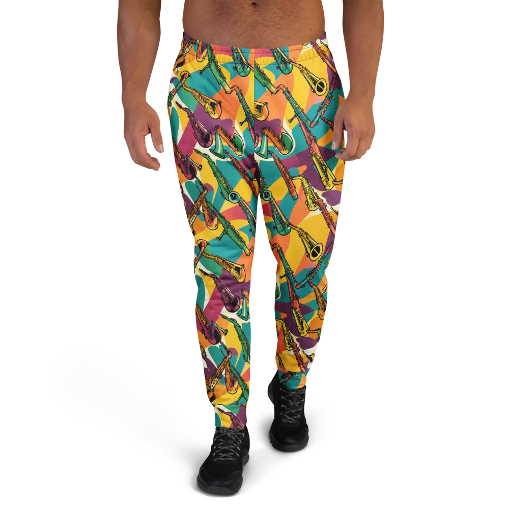 Brass Electric on Men's Joggers — Front