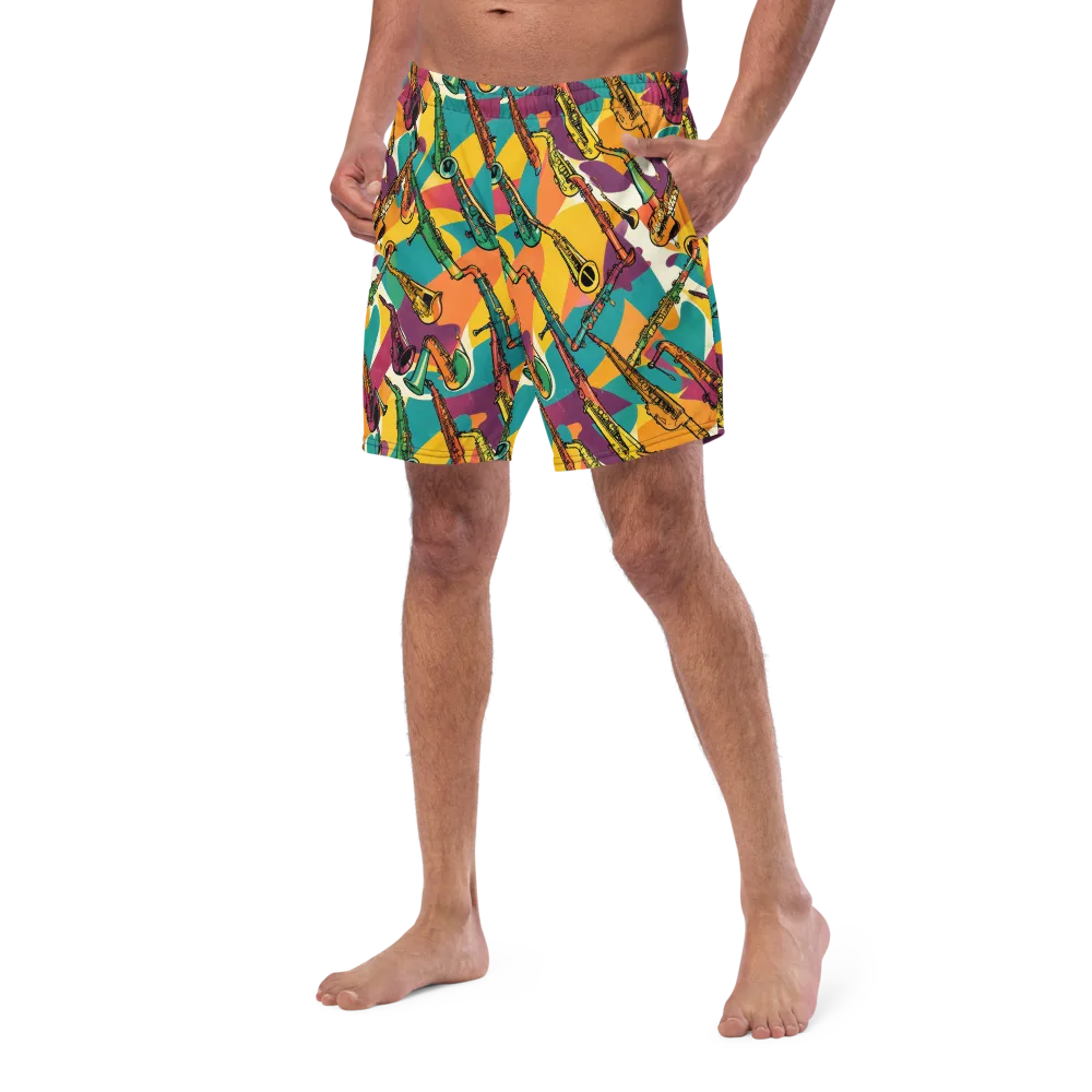 Brass Electric on Swim Trunks — Left Front