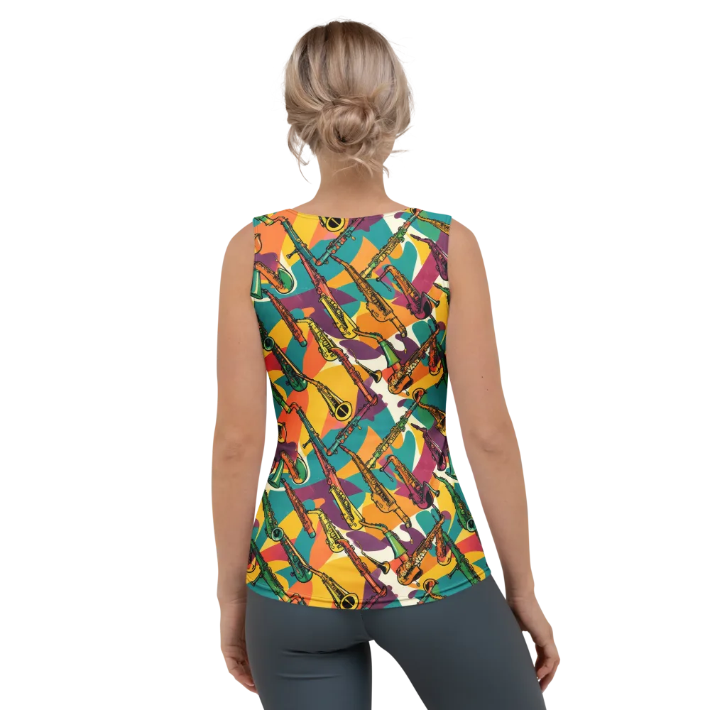 Brass Electric on Women's Tank Top — Back