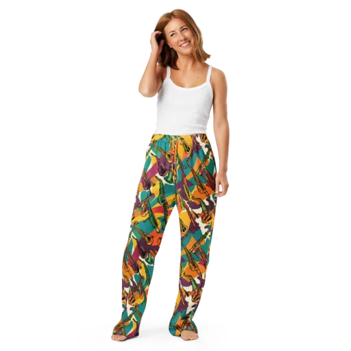 Brass Electric on a Women's Pajama Pants