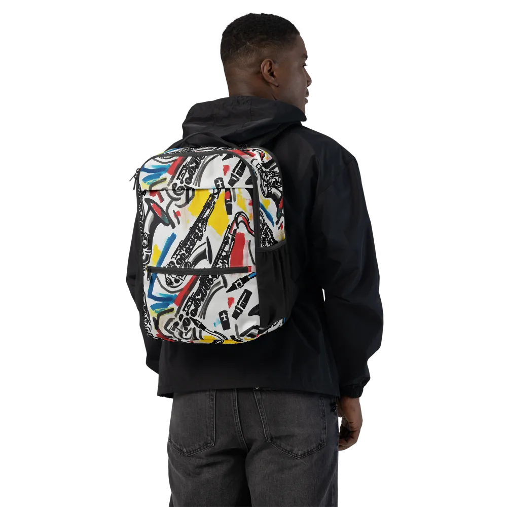 Midnight Rehearsal on Utility Backpack — Back