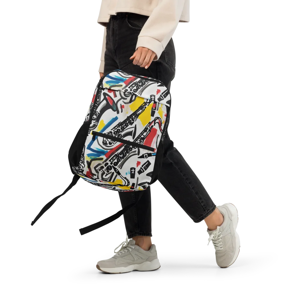 Midnight Rehearsal on Utility Backpack — Front