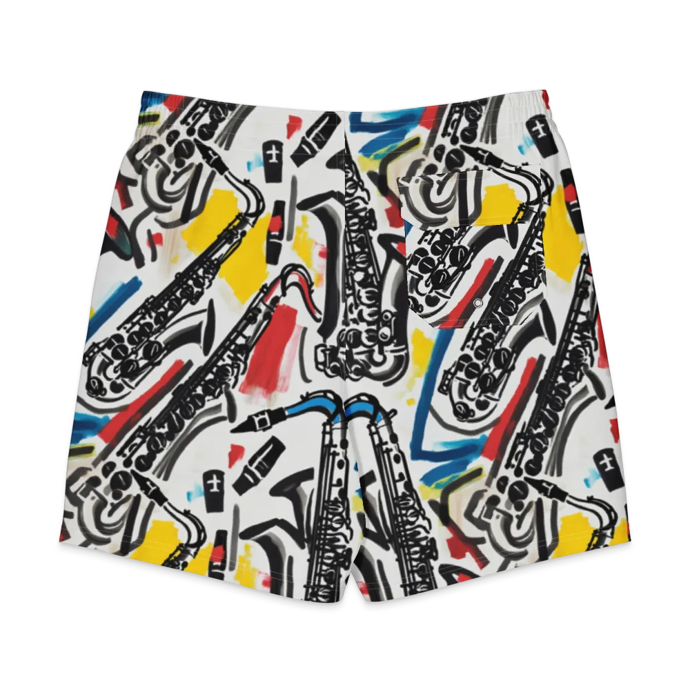 Midnight Rehearsal on Men's Board Shorts — Back