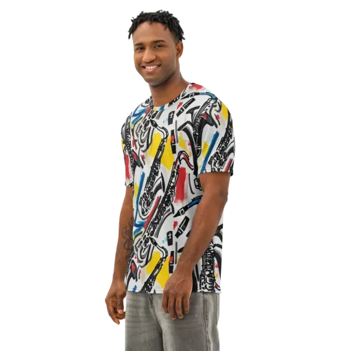 Midnight Rehearsal on a Men's Cotton Crew Neck T-Shirt