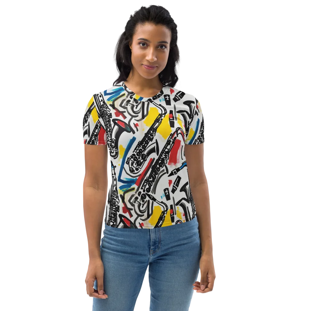 Midnight Rehearsal on Women's Crew Neck T-Shirt — Front