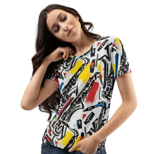 Midnight Rehearsal on a Women's Crew Neck T-Shirt