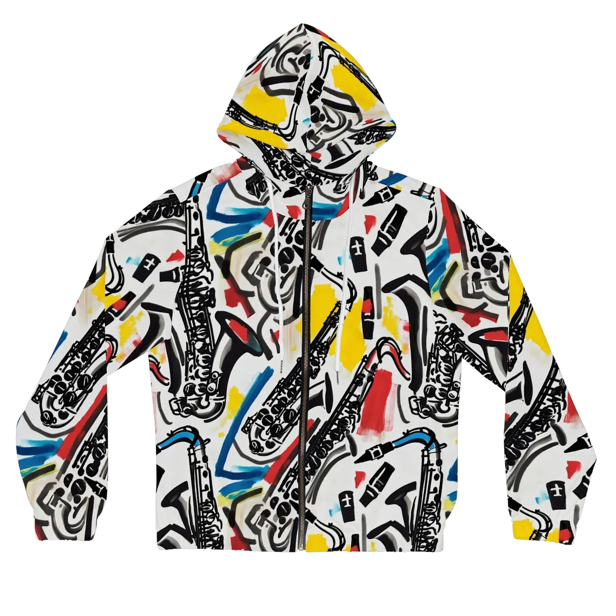 Midnight Rehearsal on Women's Full-Zip Hoodie — Front