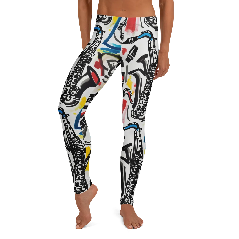 Midnight Rehearsal on Leggings — Front