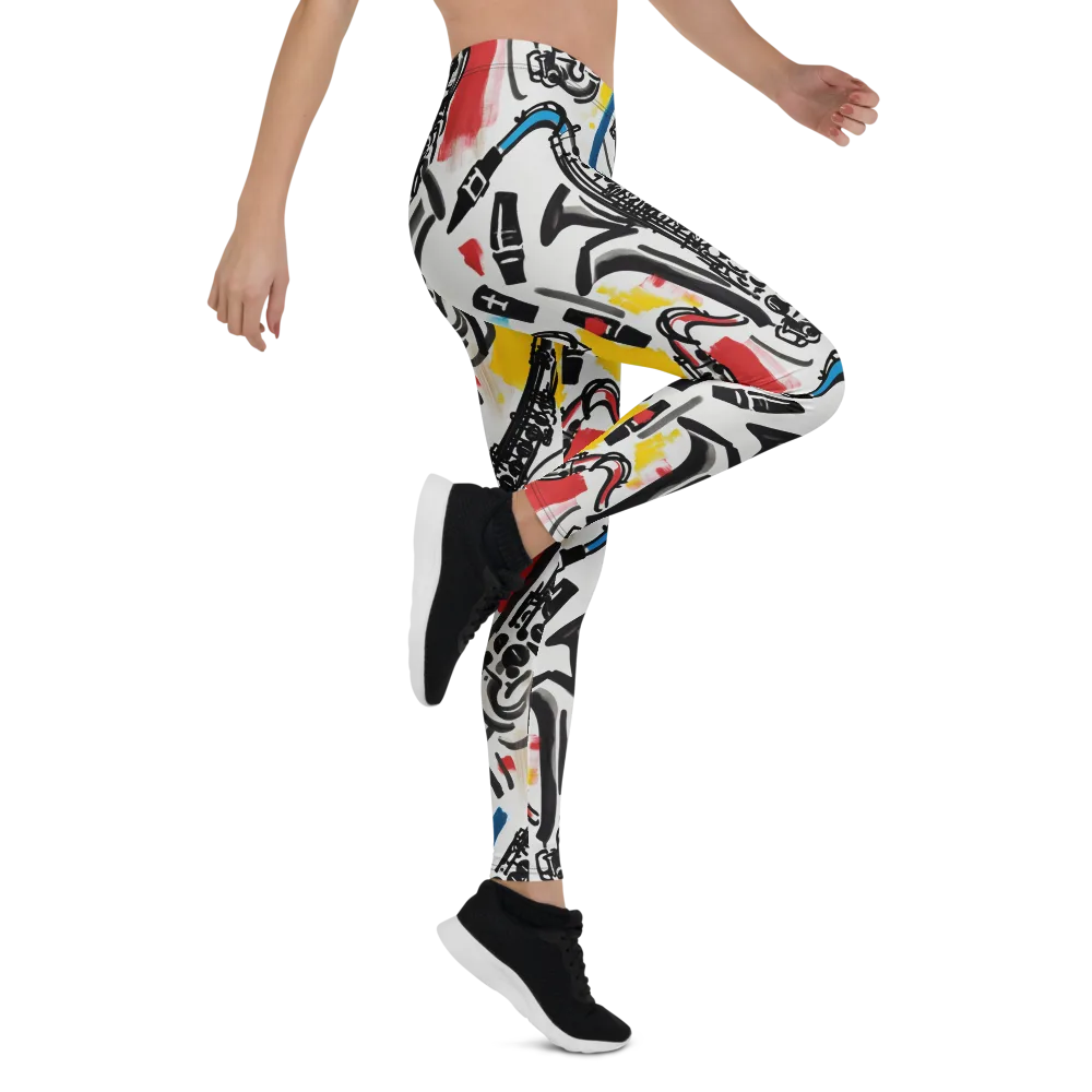 Midnight Rehearsal on Leggings — Right