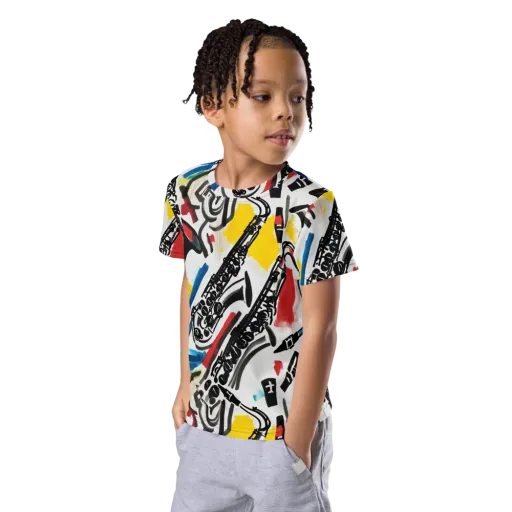 Midnight Rehearsal on a Kids Crew Neck T-Shirt