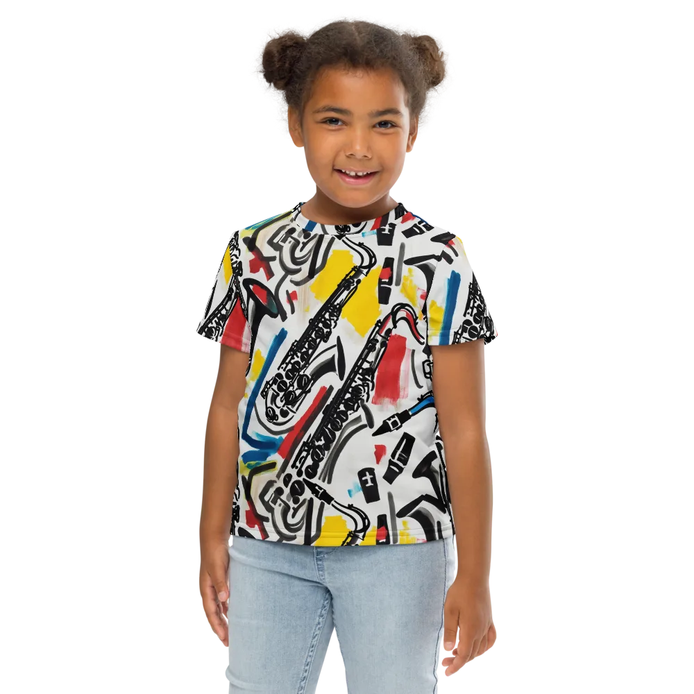 Midnight Rehearsal on Kids Crew Neck T-Shirt — Front