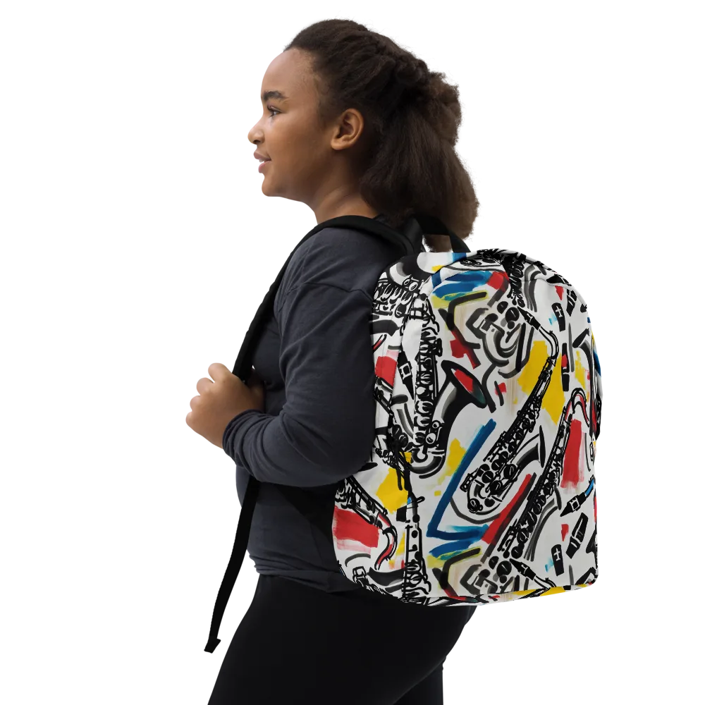 Midnight Rehearsal on Minimalist Backpack — Right Front