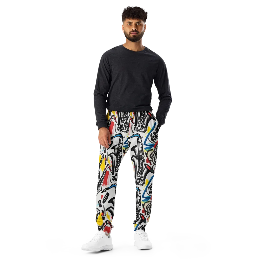 Midnight Rehearsal on Men's Joggers — Front