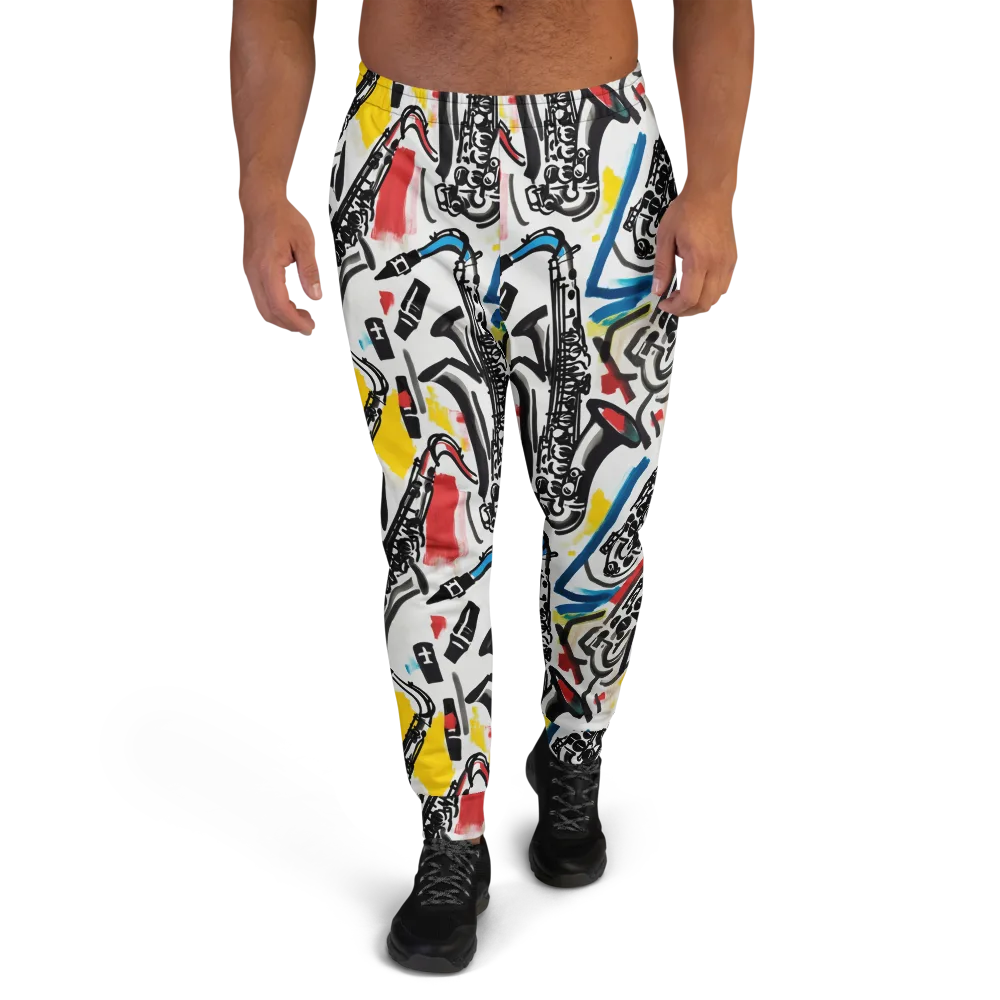 Midnight Rehearsal on Men's Joggers — Front