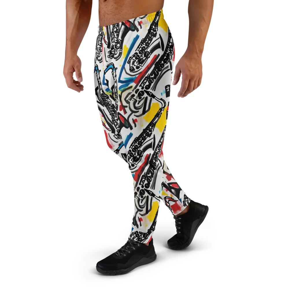 Midnight Rehearsal on Men's Joggers — Left