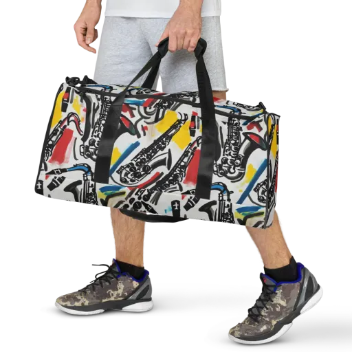 Midnight Rehearsal on a Duffle Bag