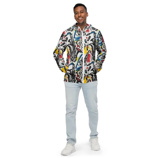 Midnight Rehearsal on a Men's Windbreaker