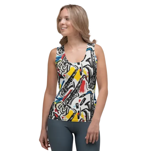 Midnight Rehearsal on a Women's Tank Top