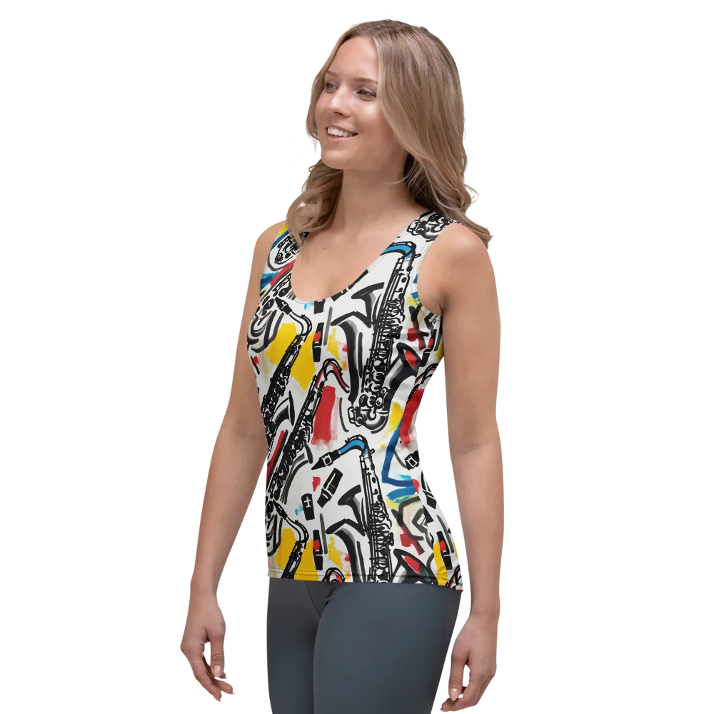 Midnight Rehearsal on Women's Tank Top — Left Front