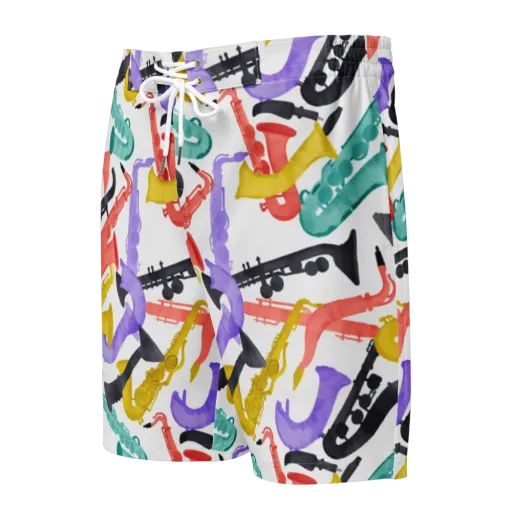 Watercolor Swing on a Men's Board Shorts