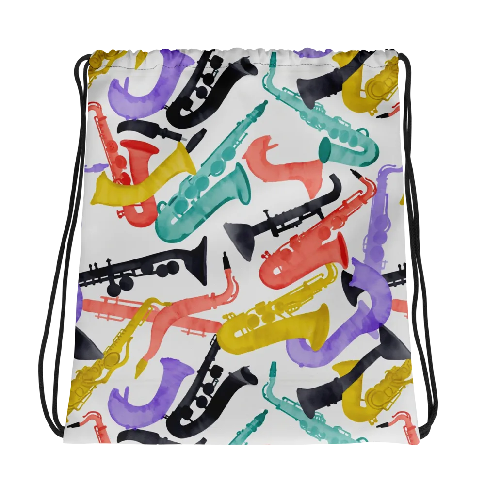 Watercolor Swing on Drawstring Bag — Photo