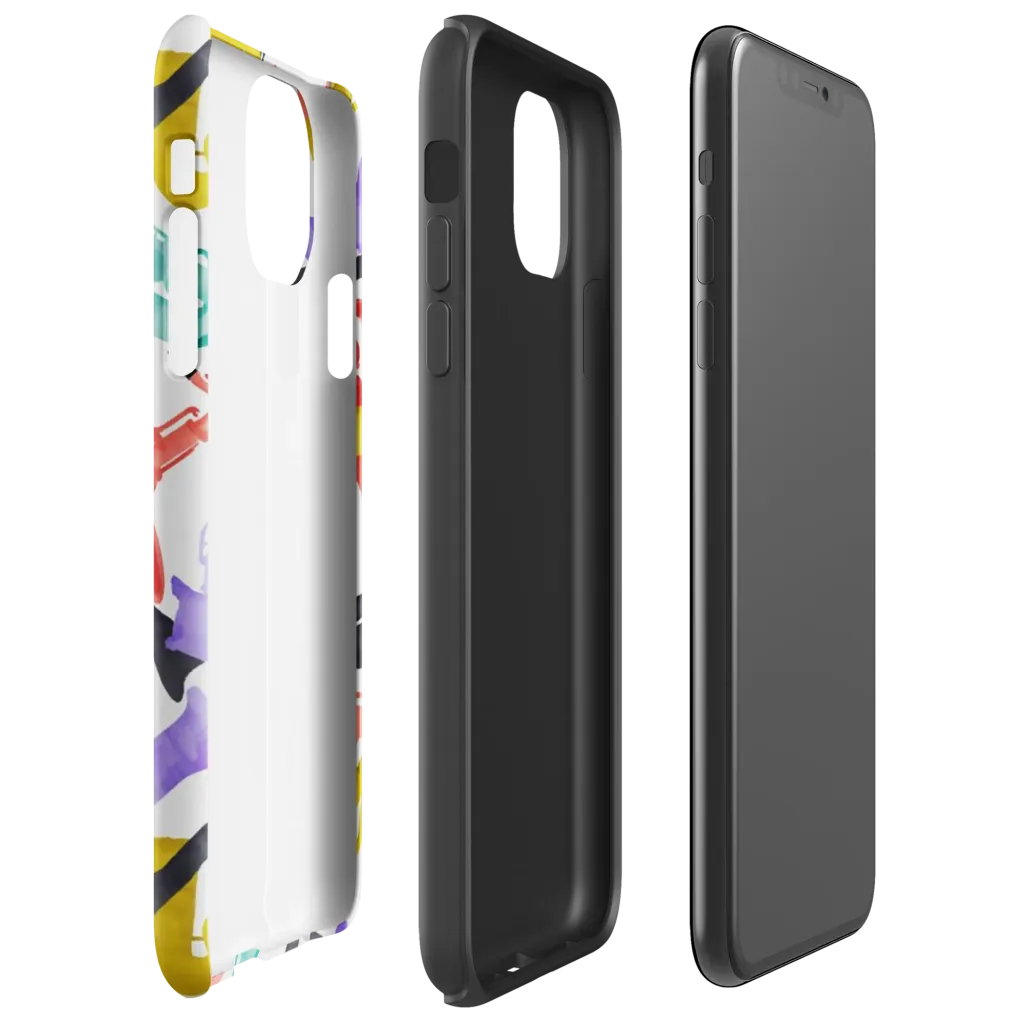 Watercolor Swing on Tough Case for iPhone® — Right