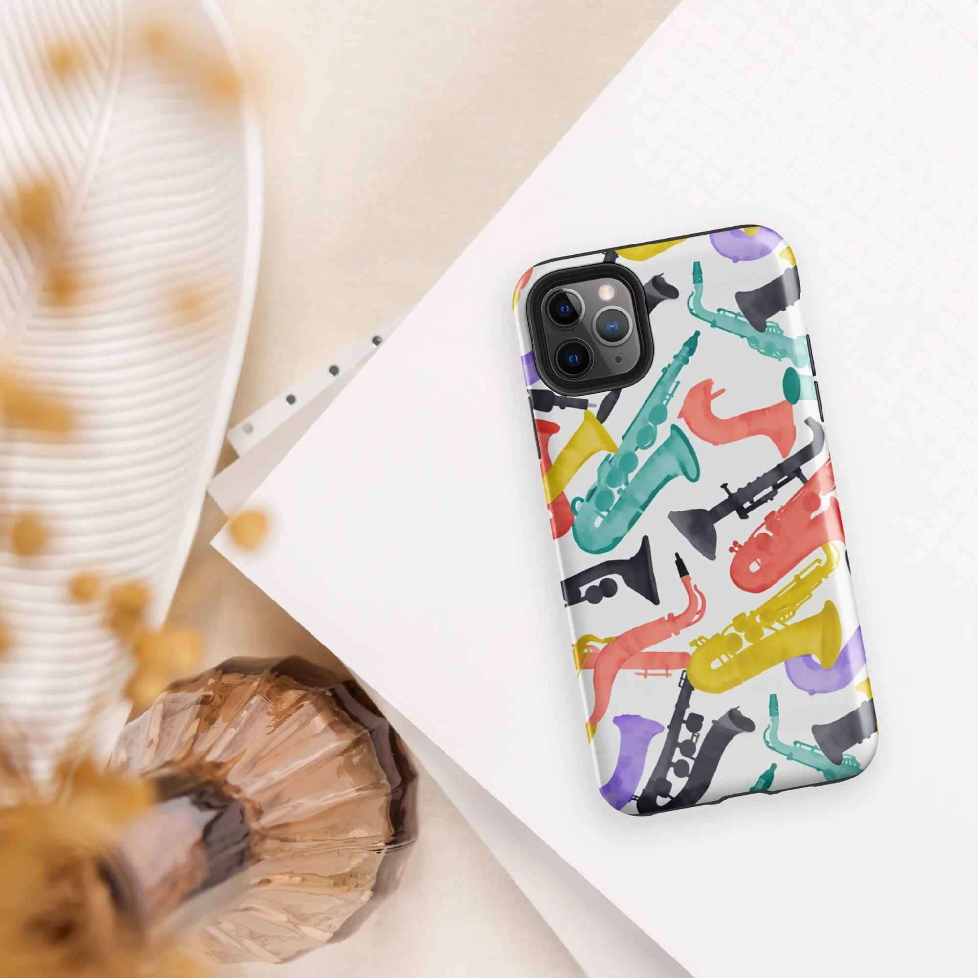 Watercolor Swing on Tough Case for iPhone® — Front