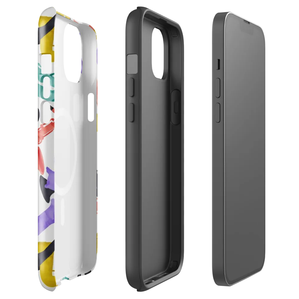 Watercolor Swing on MagSafe Tough Case for iPhone® — Front